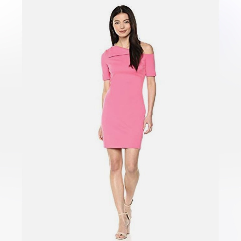 Bailey 44 Don't Bring Me Down Asymmetrical Dress Pink Size S